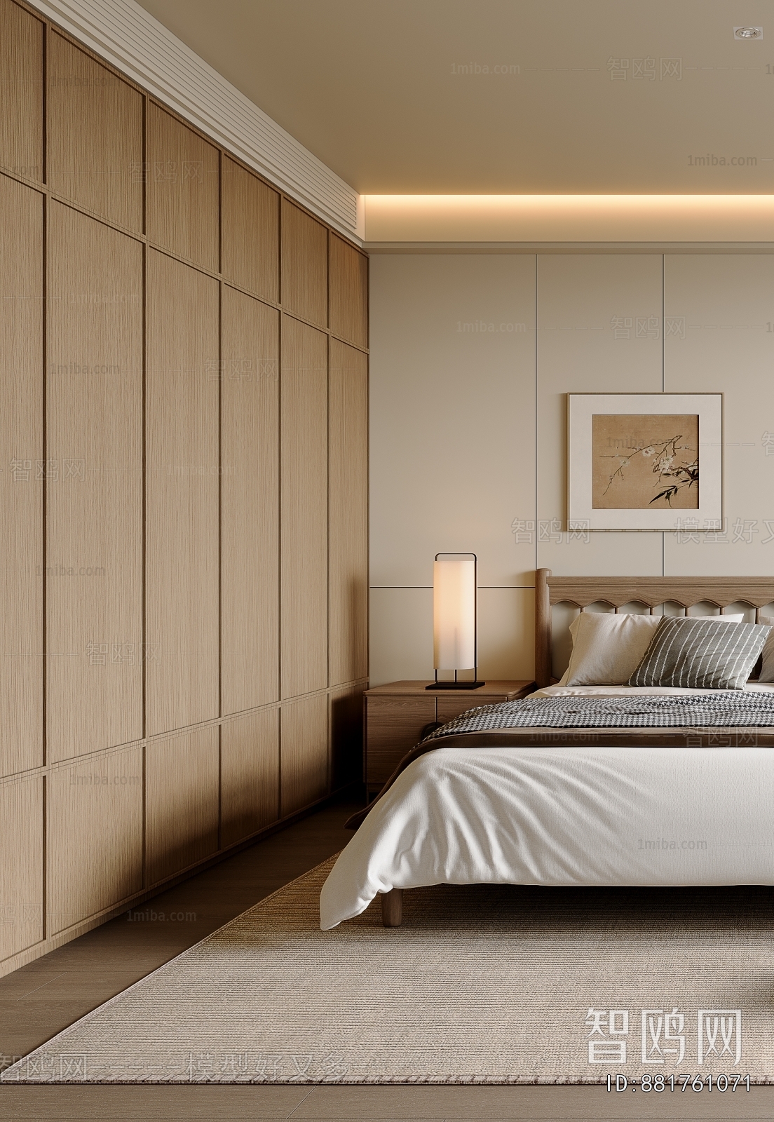 New Chinese Style Bedroom