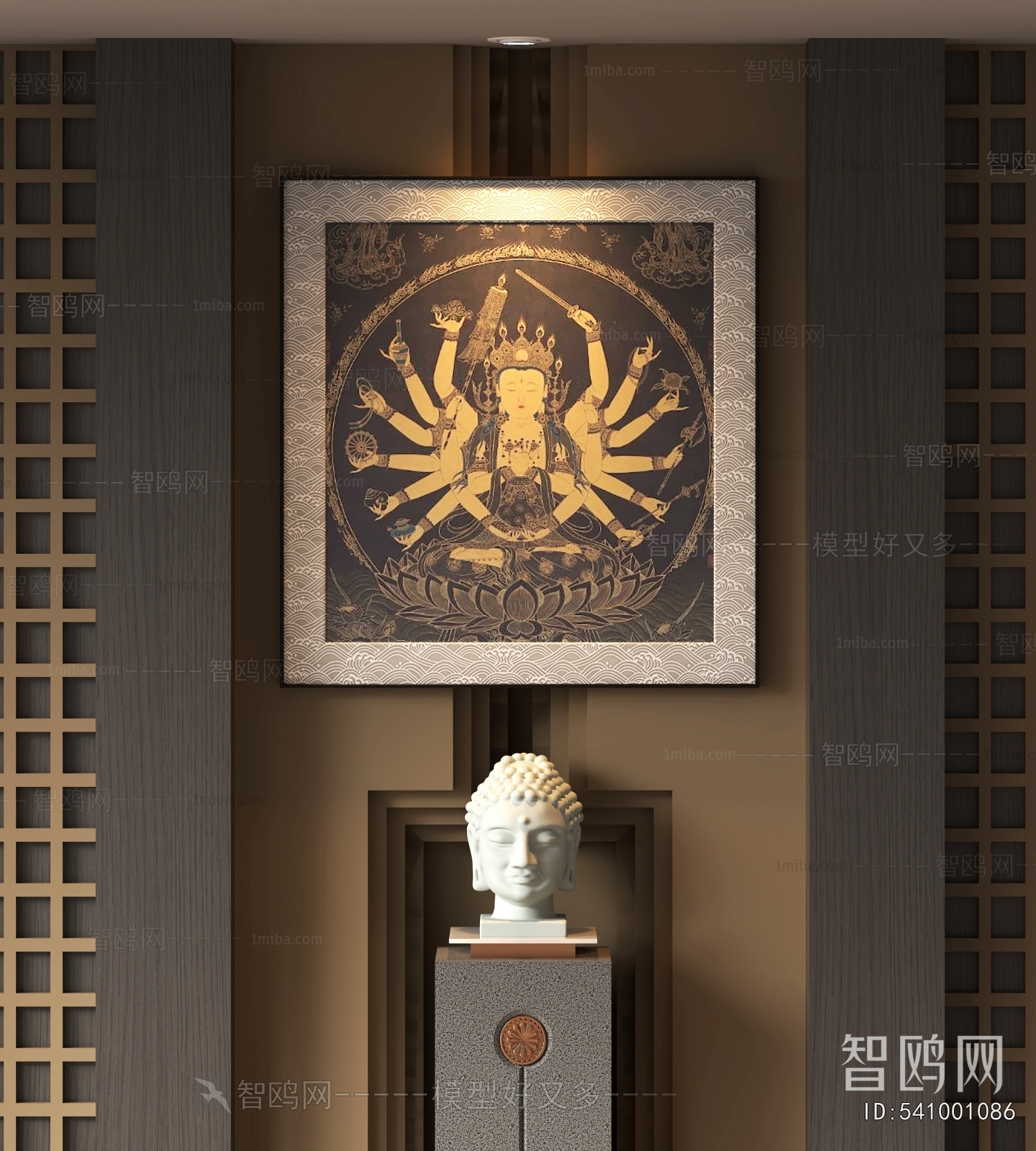 东南亚装饰挂画雕塑摆件