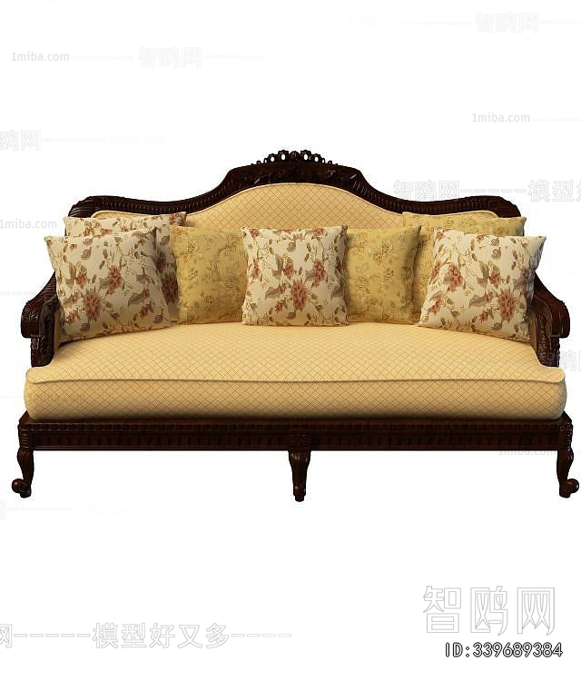 American Style Three-seat Sofa