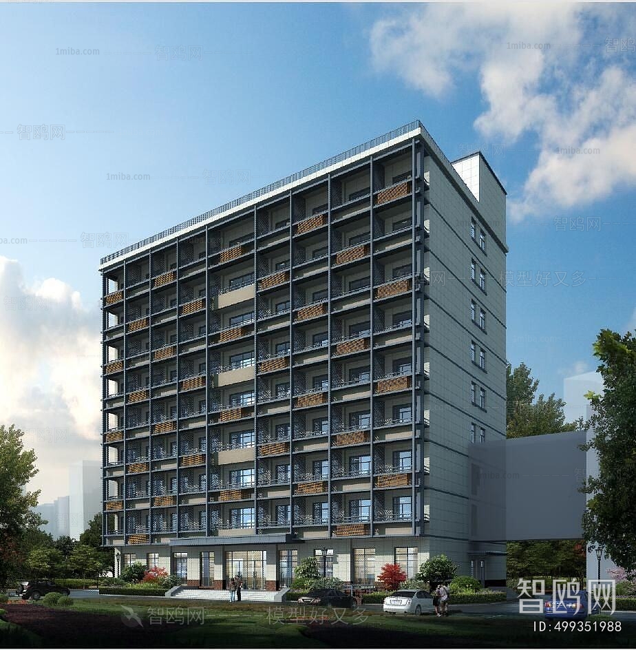 Modern School Building