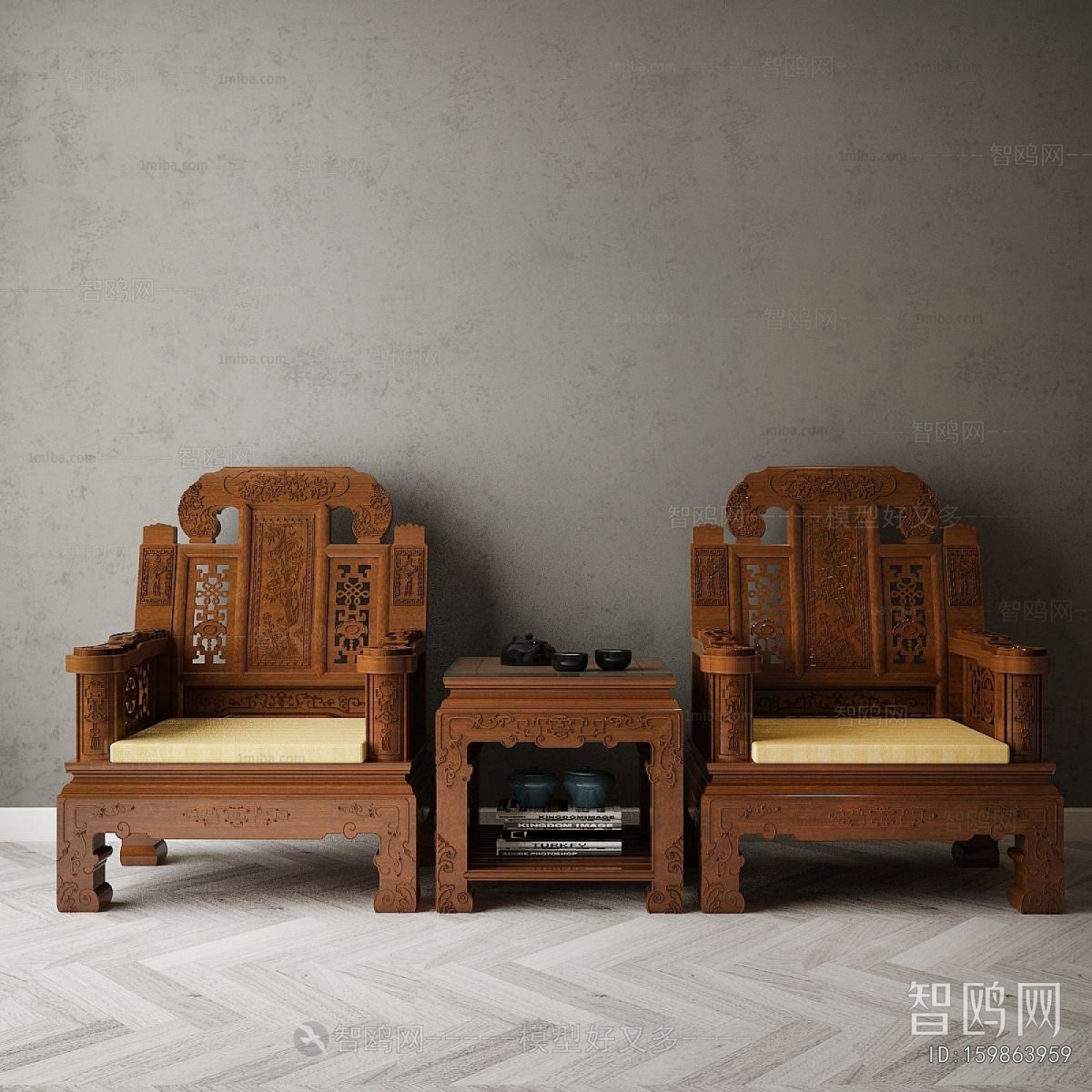 Chinese Style Lounge Chair