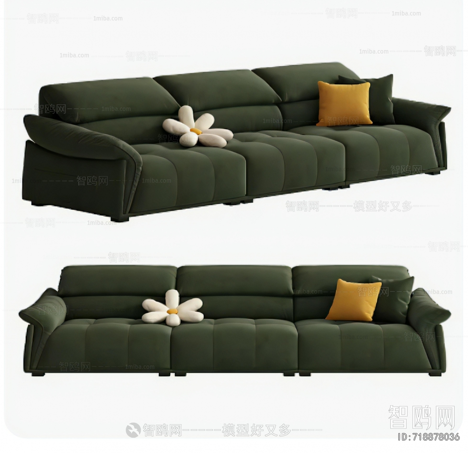 Modern Three-seat Sofa
