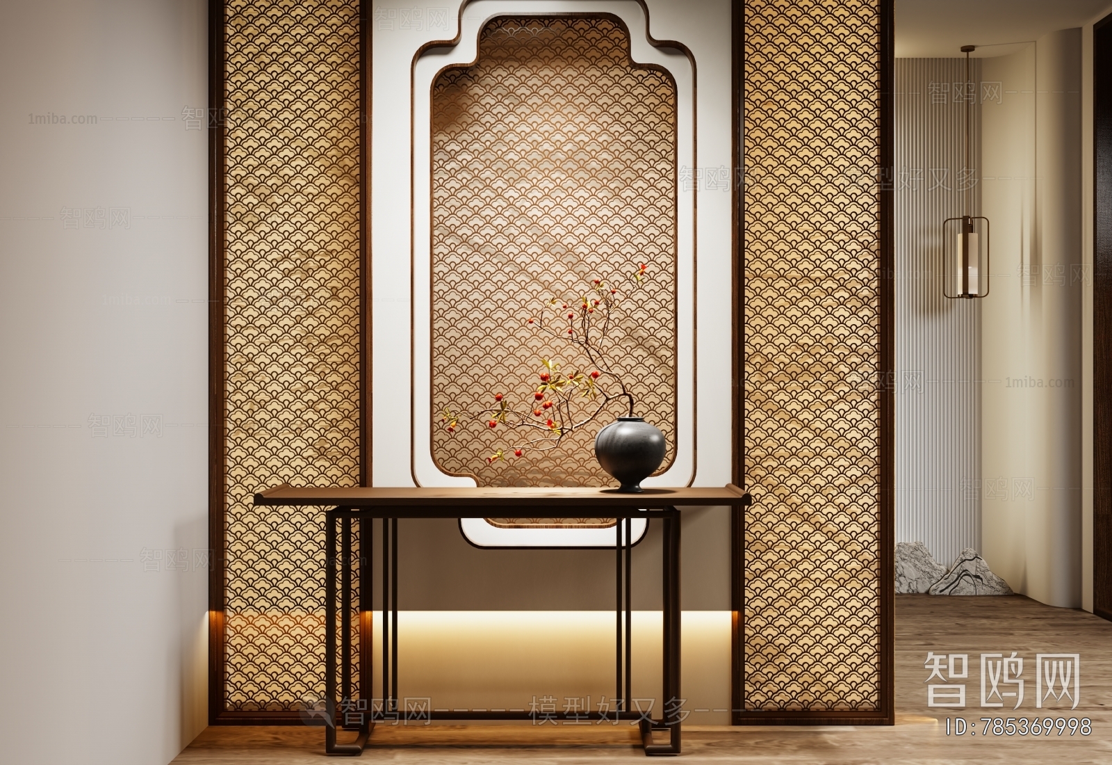 New Chinese Style Hallway