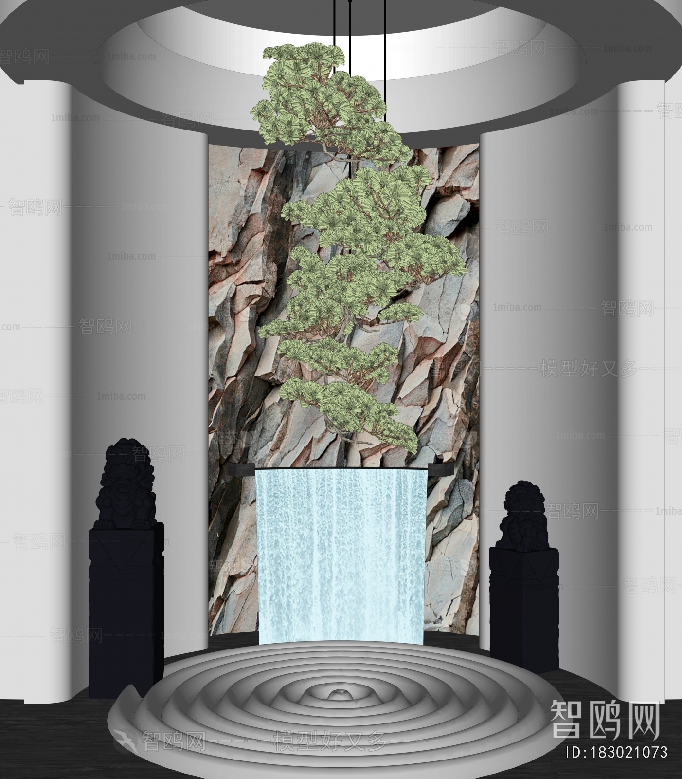 New Chinese Style Plant Landscaping