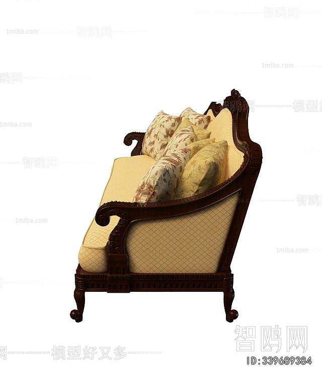 American Style Three-seat Sofa