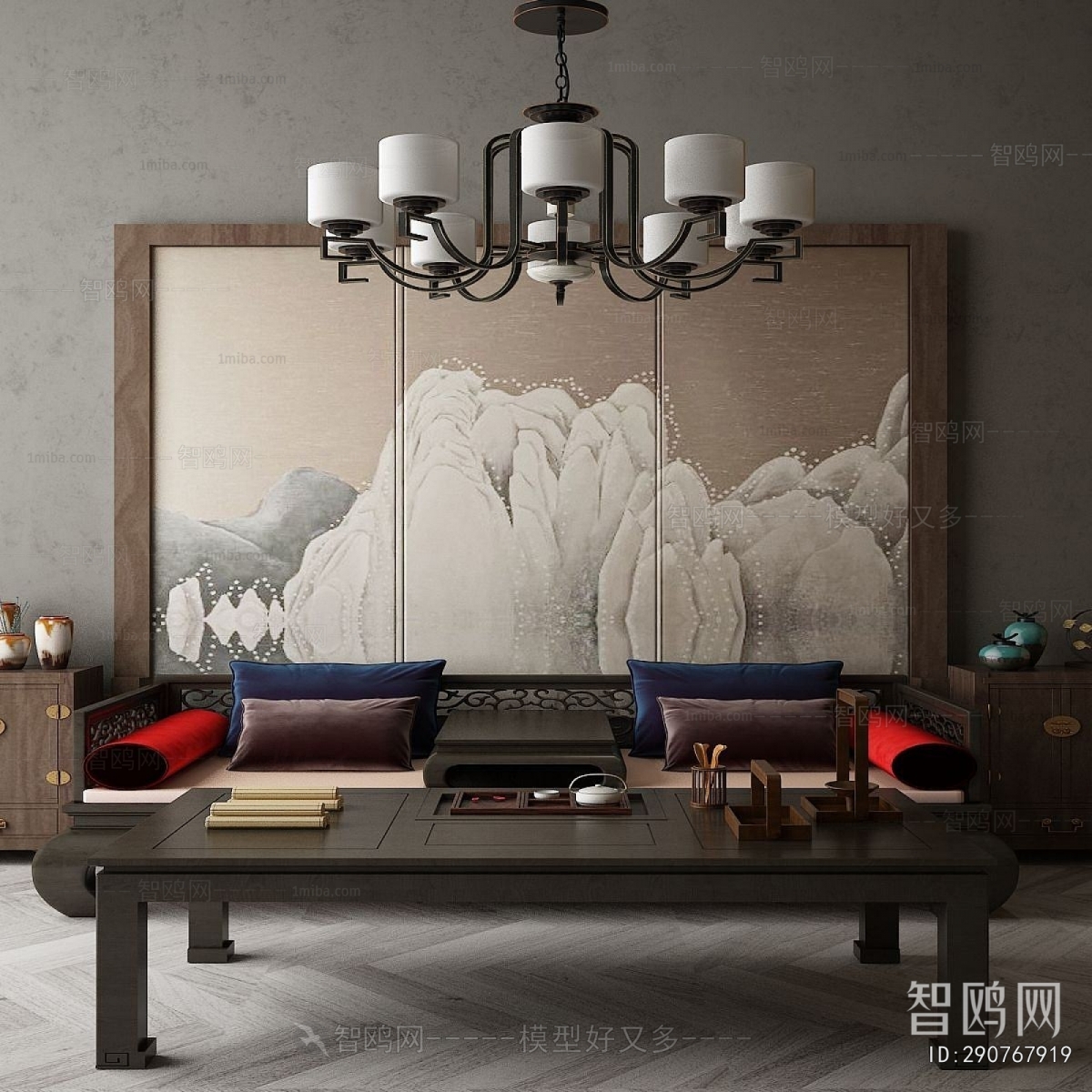 New Chinese Style Arhat Bed