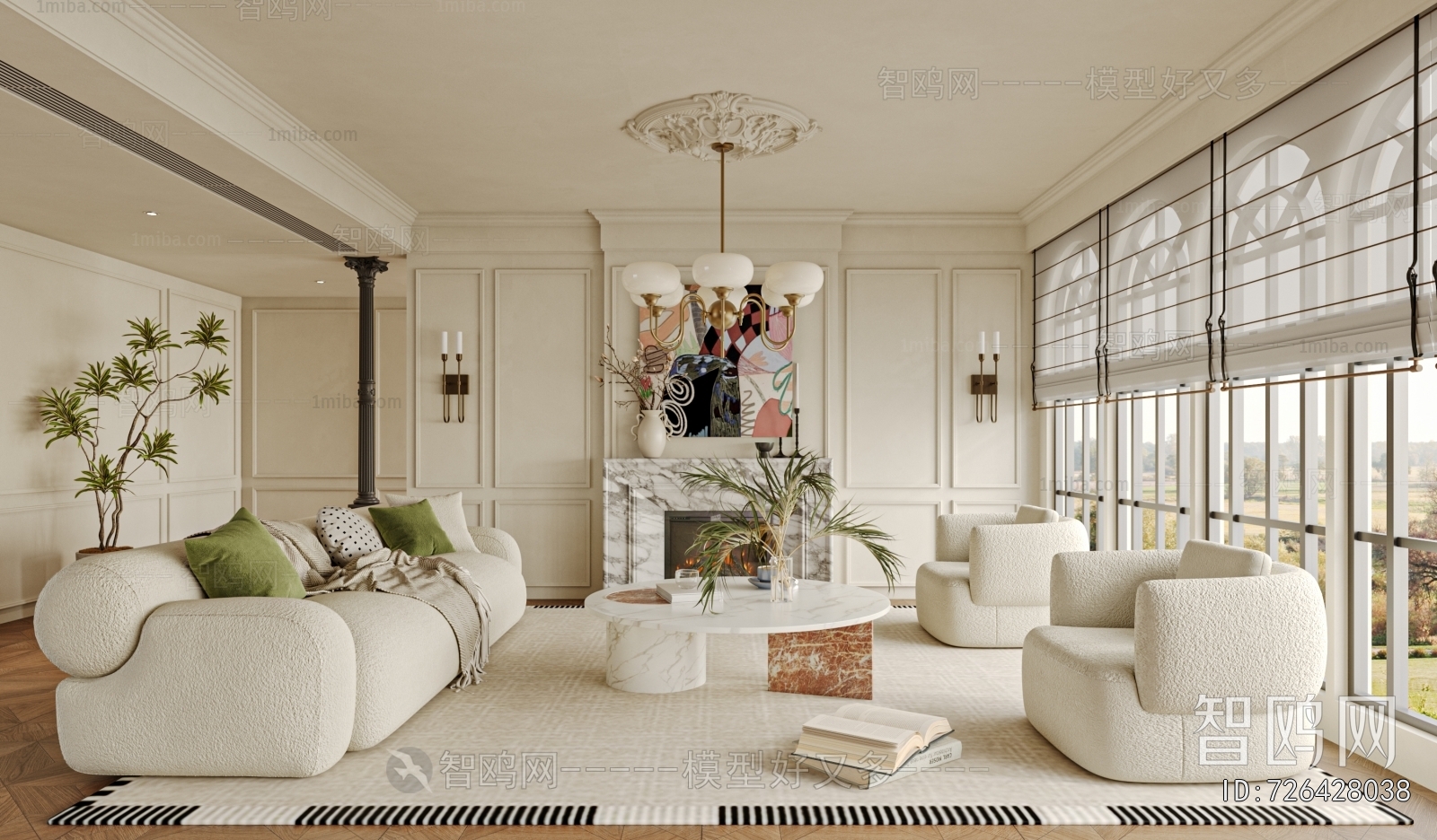 French Style A Living Room