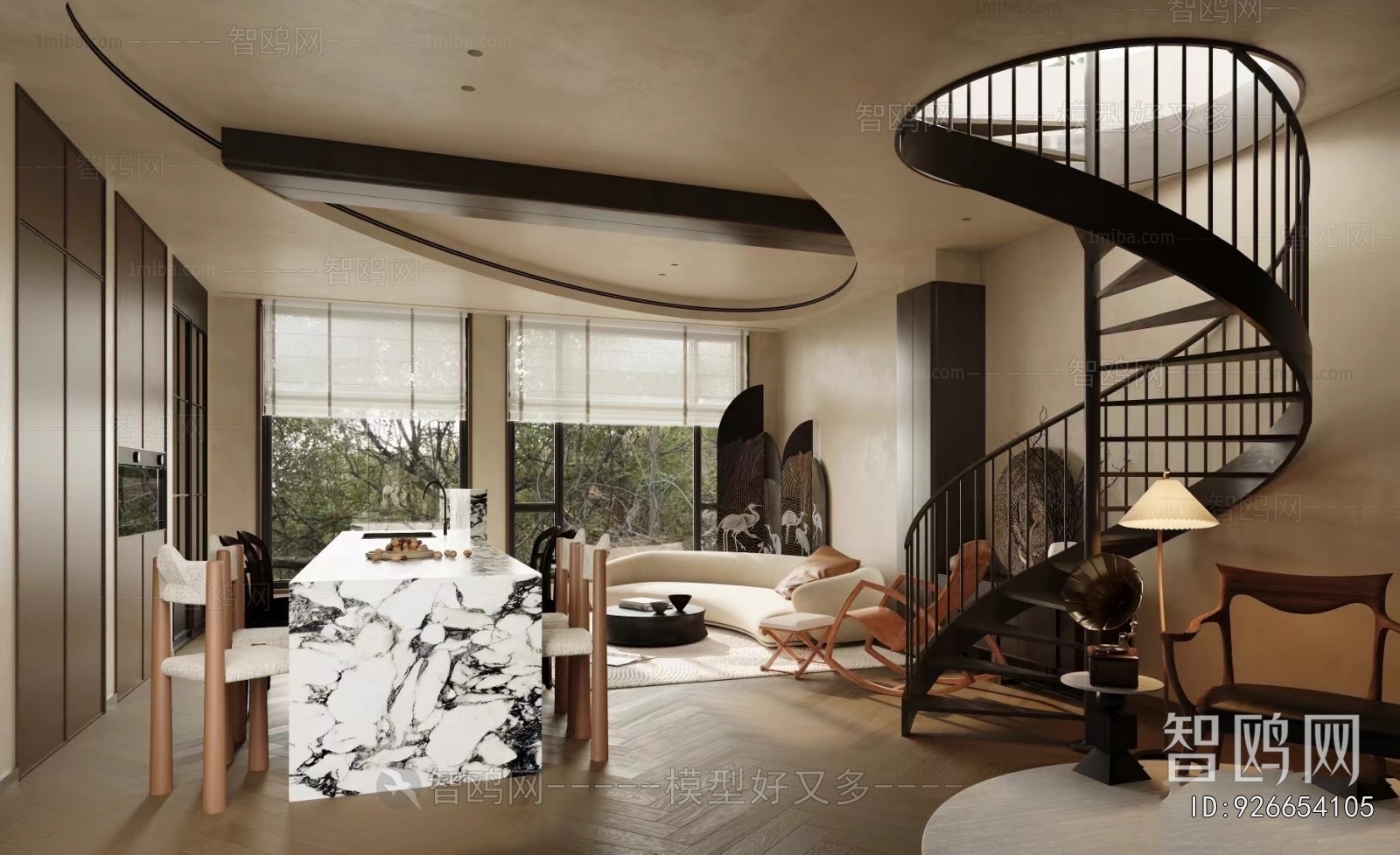 French Style Stairwell