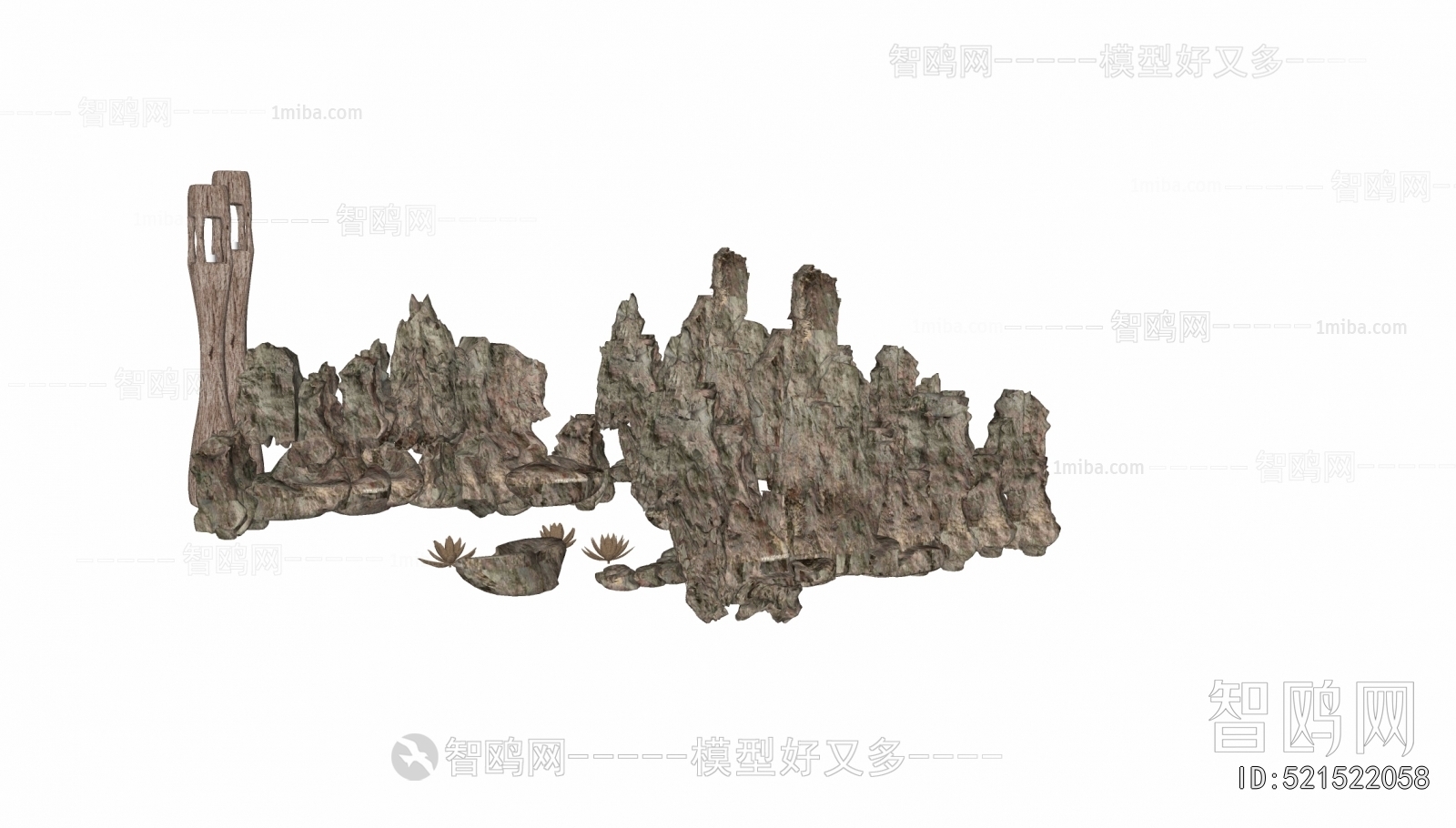 Modern Rockery Waterscape