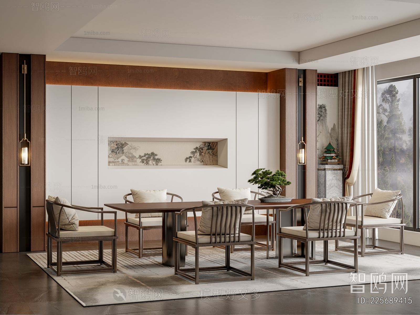 New Chinese Style Dining Room