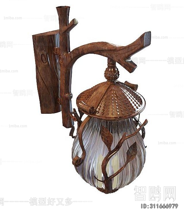 Chinese Style Wall Lamp