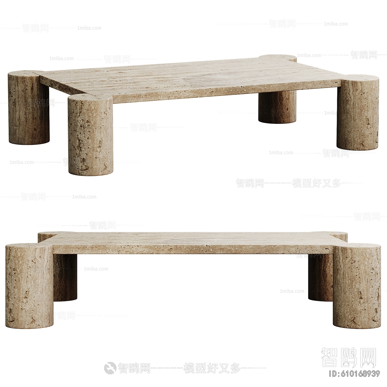 Wabi-sabi Style Coffee Table