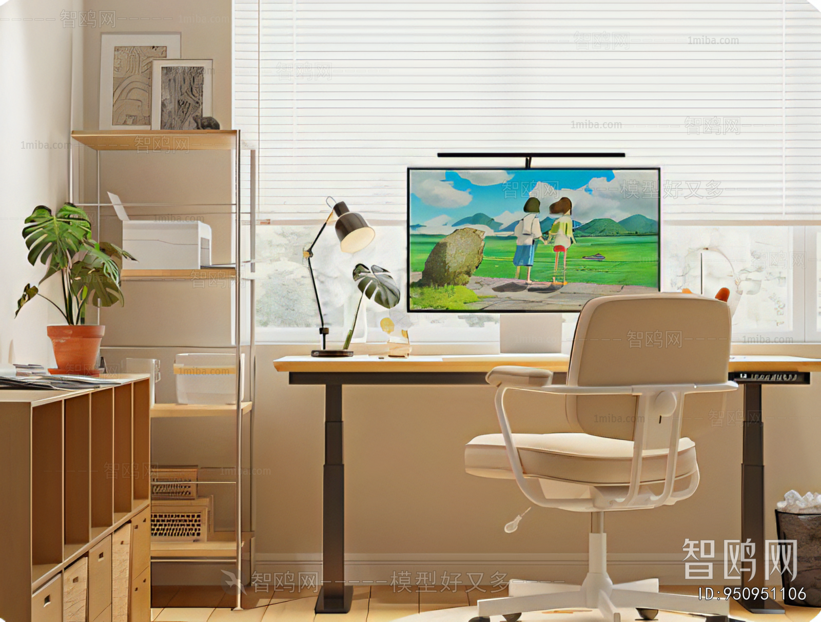 Modern Computer Desk And Chair