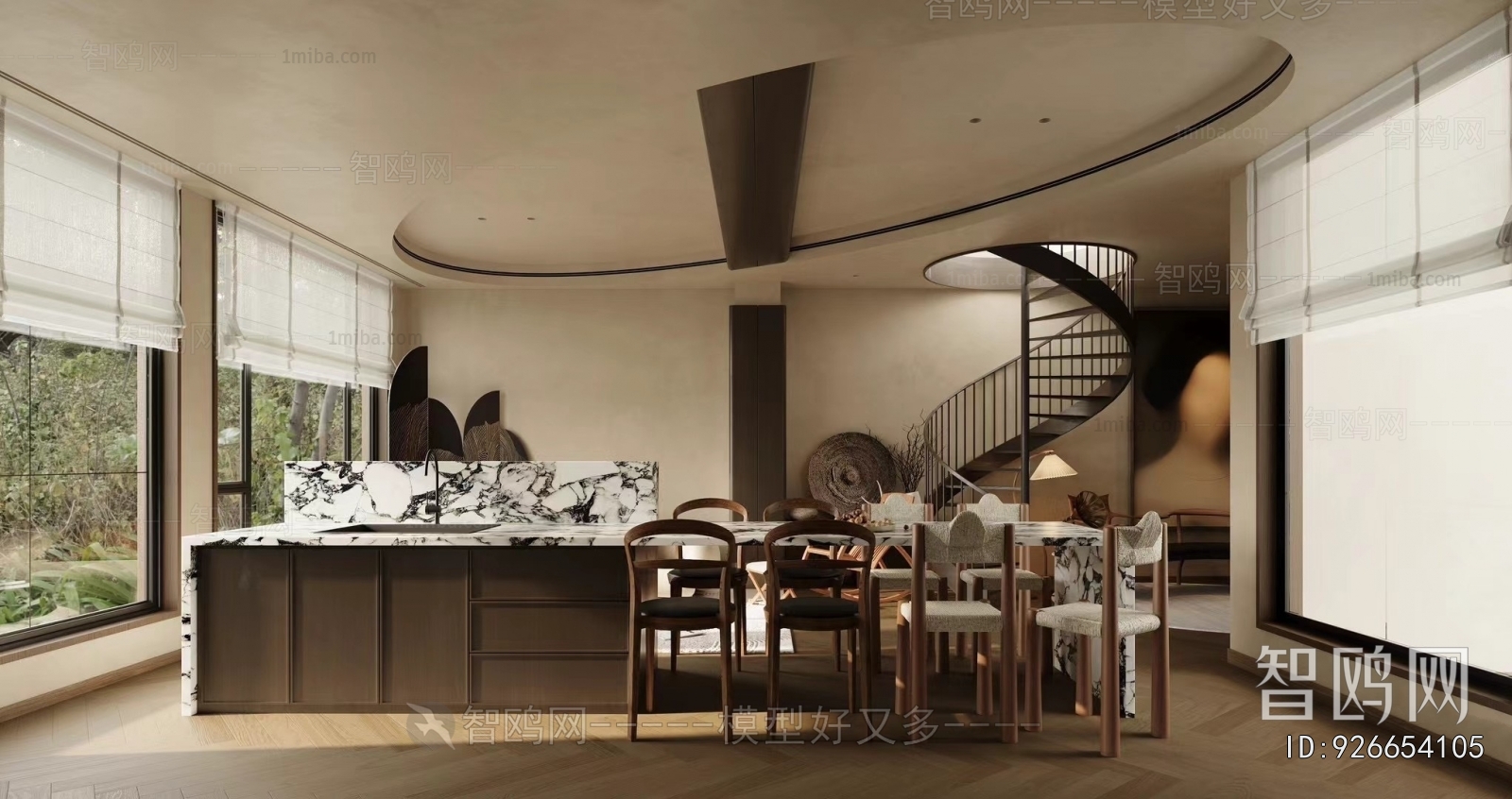 French Style Stairwell