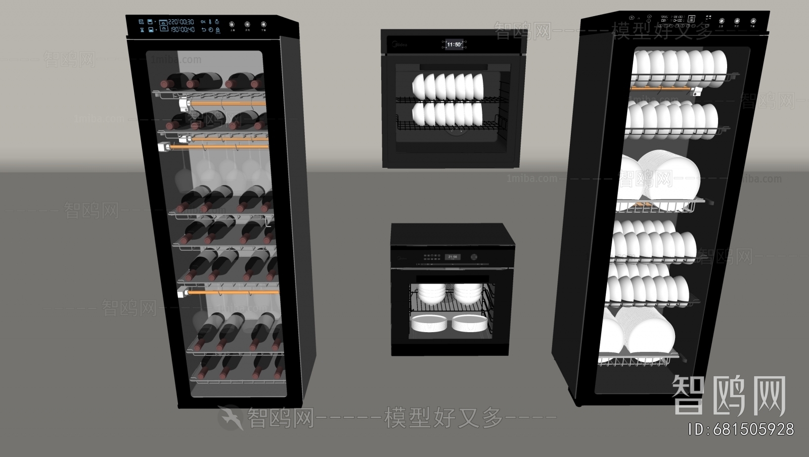 Modern Electric Kitchen Appliances