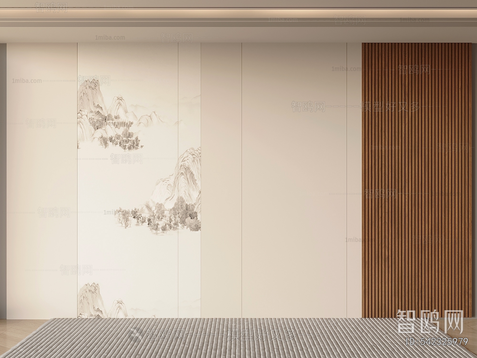 New Chinese Style TV Wall