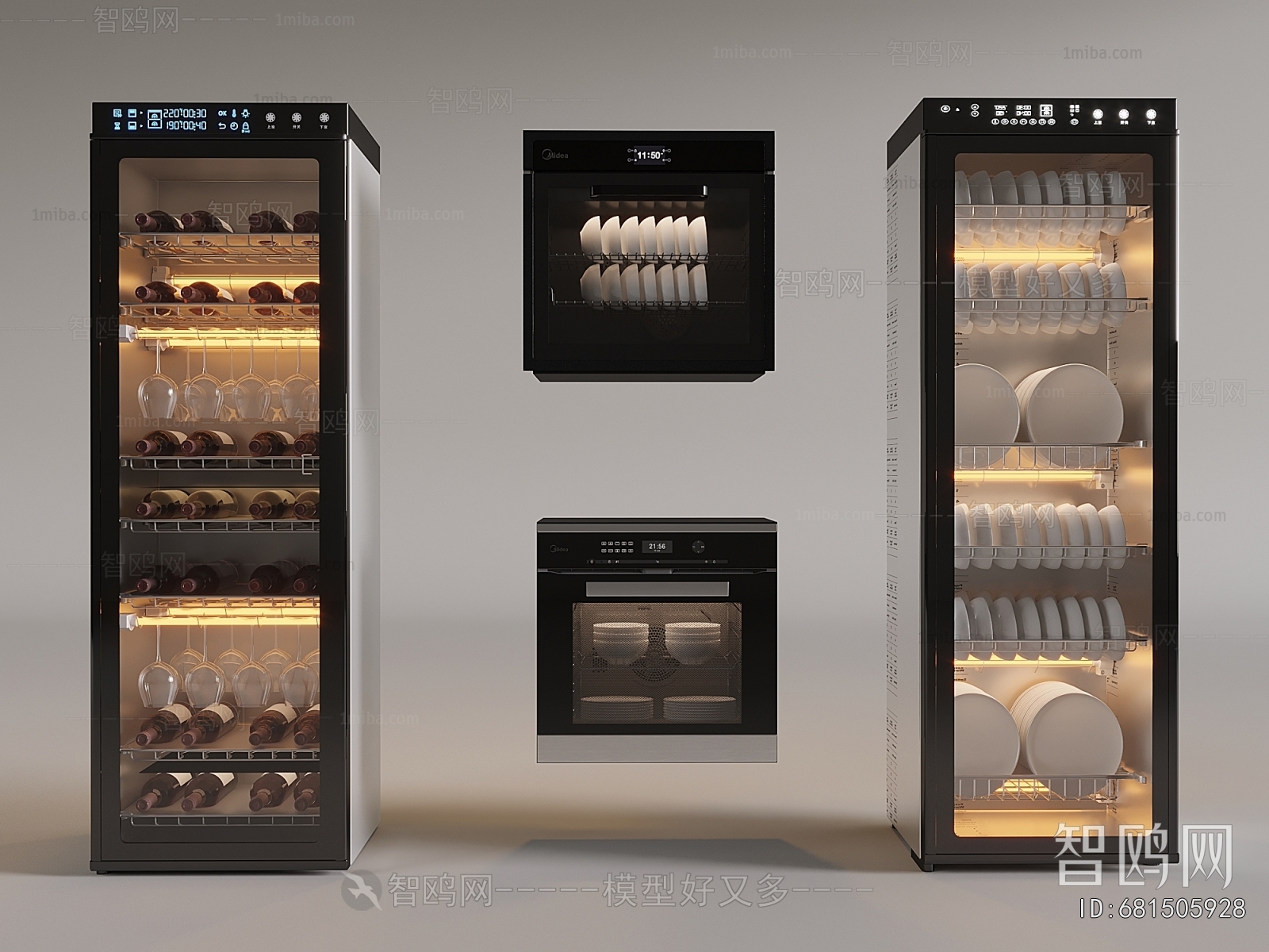 Modern Electric Kitchen Appliances