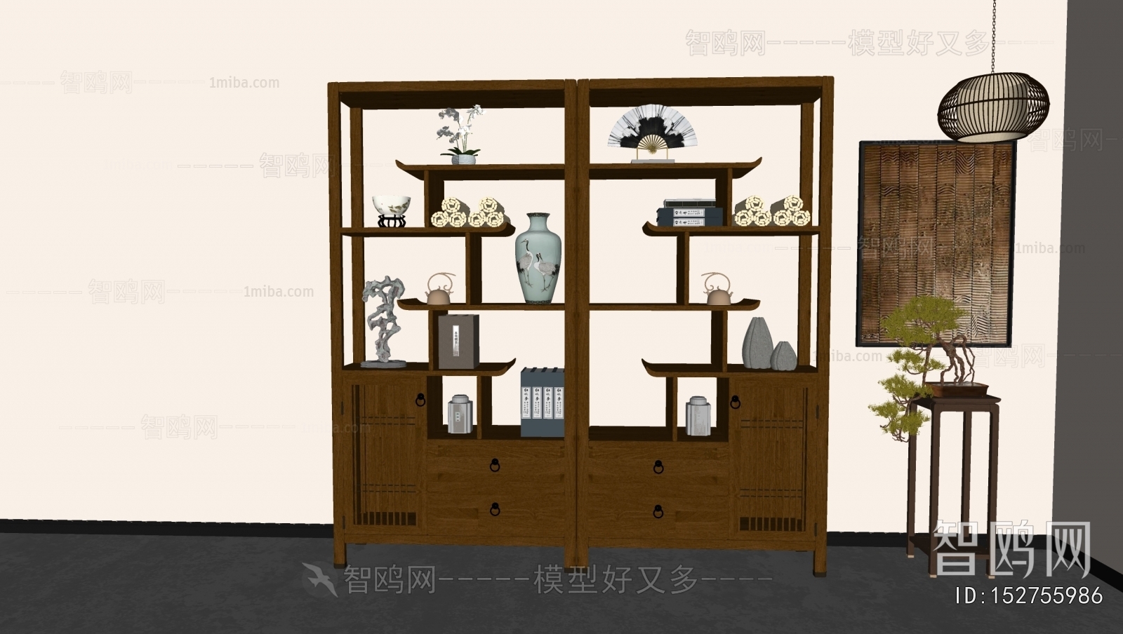 New Chinese Style Antique Rack