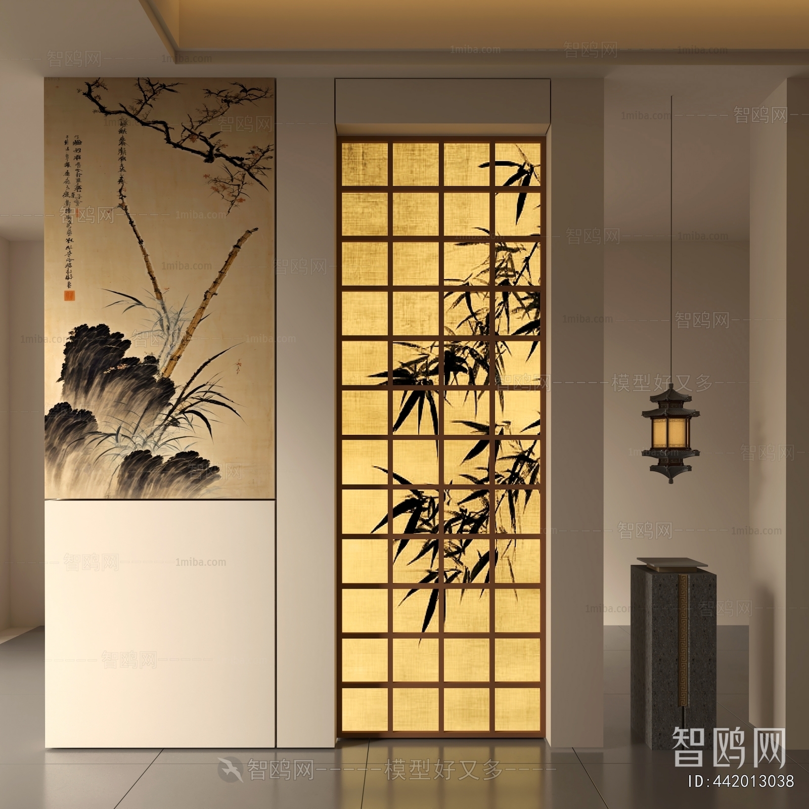 New Chinese Style Hallway