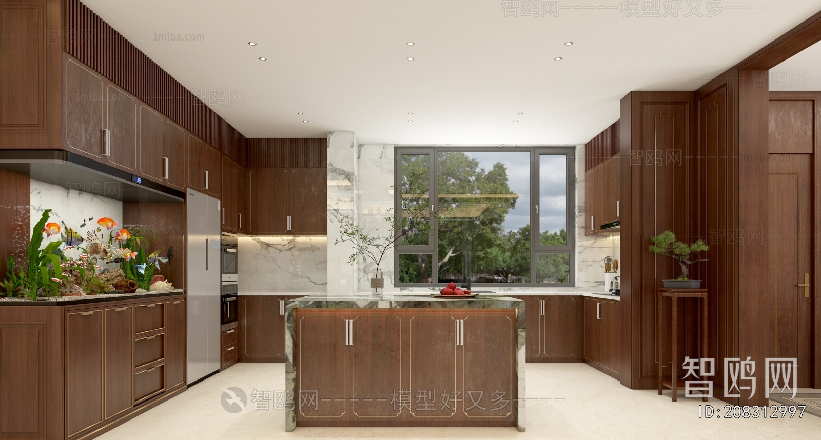 New Chinese Style Open Kitchen