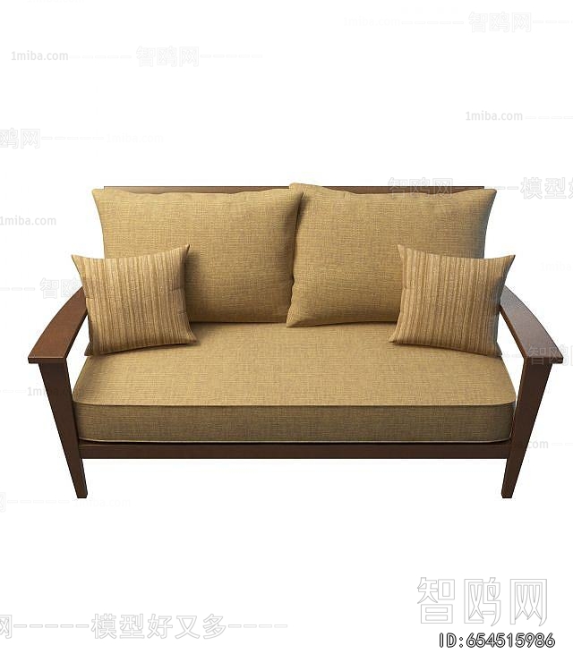 New Chinese Style A Sofa For Two