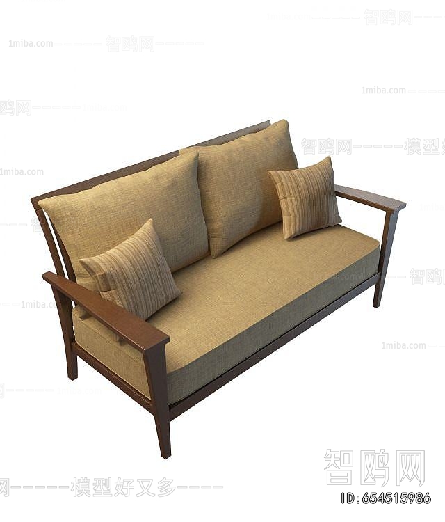 New Chinese Style A Sofa For Two