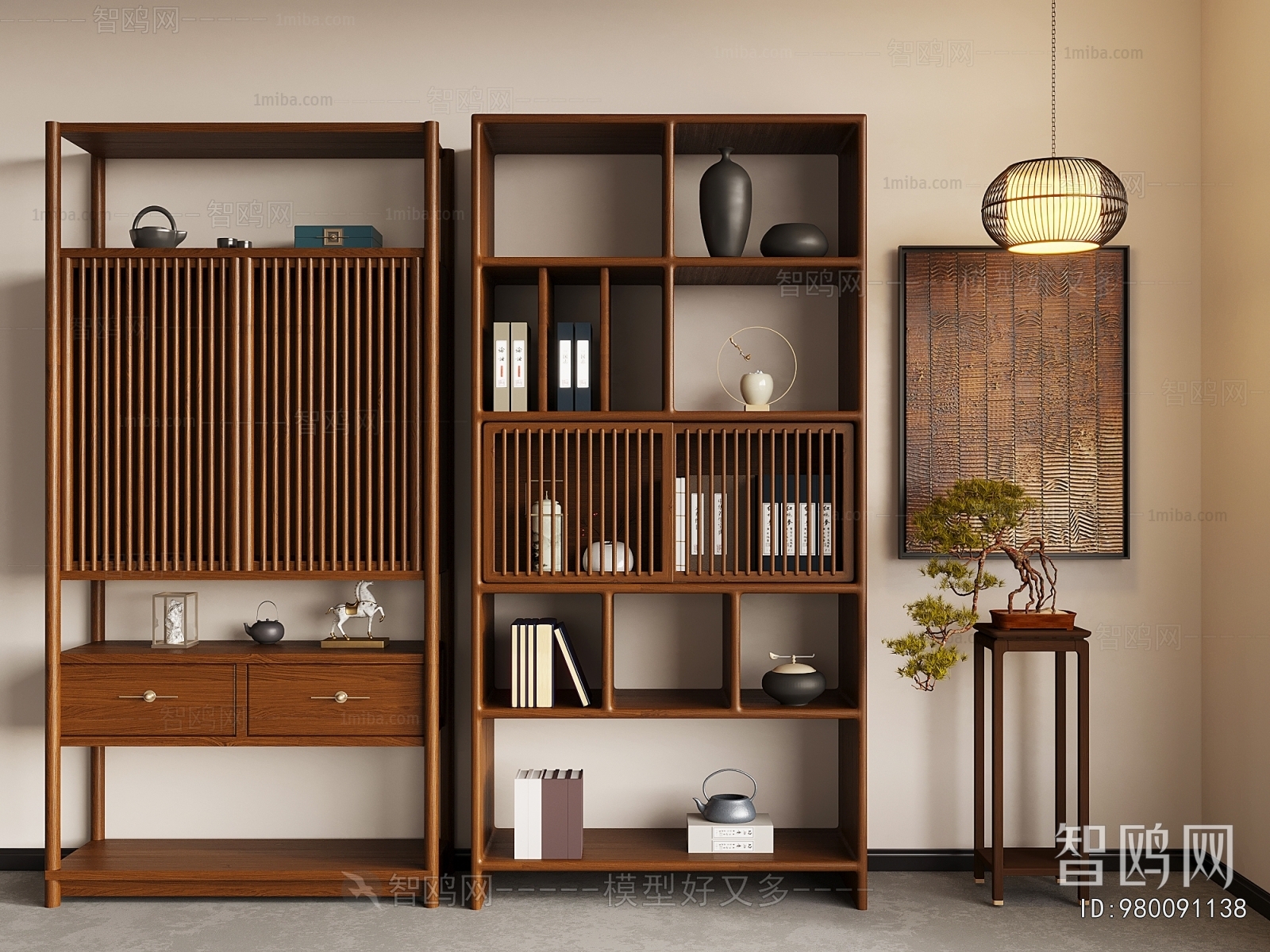 New Chinese Style Antique Rack