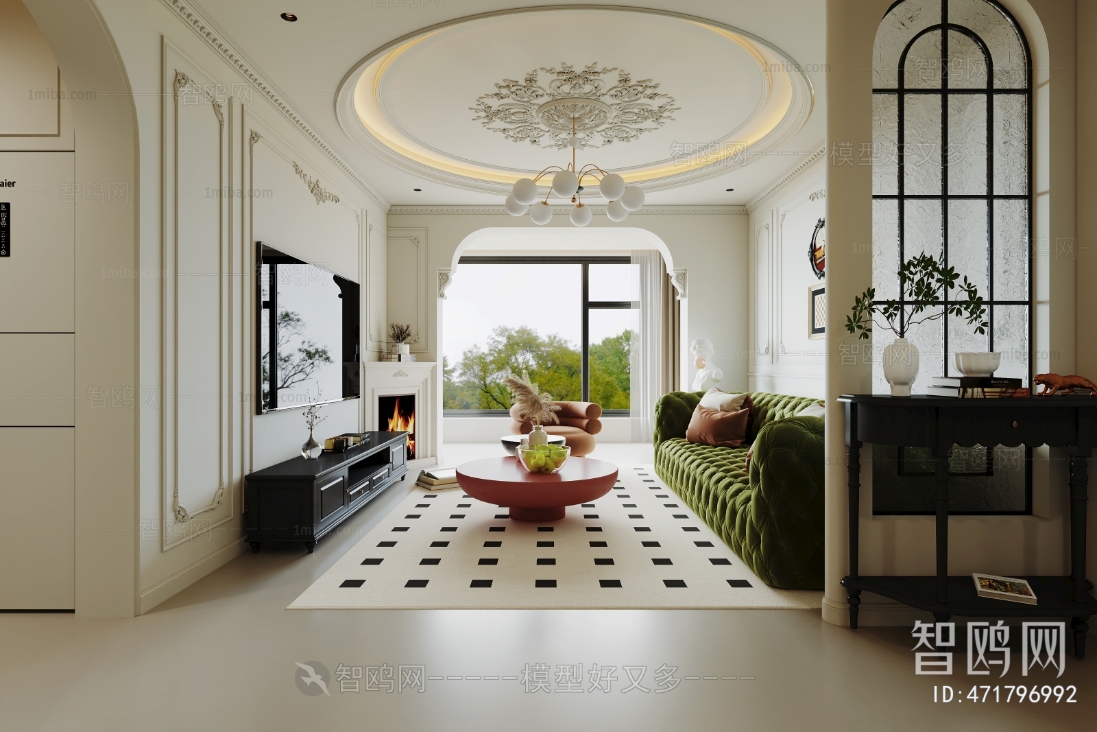 French Style A Living Room