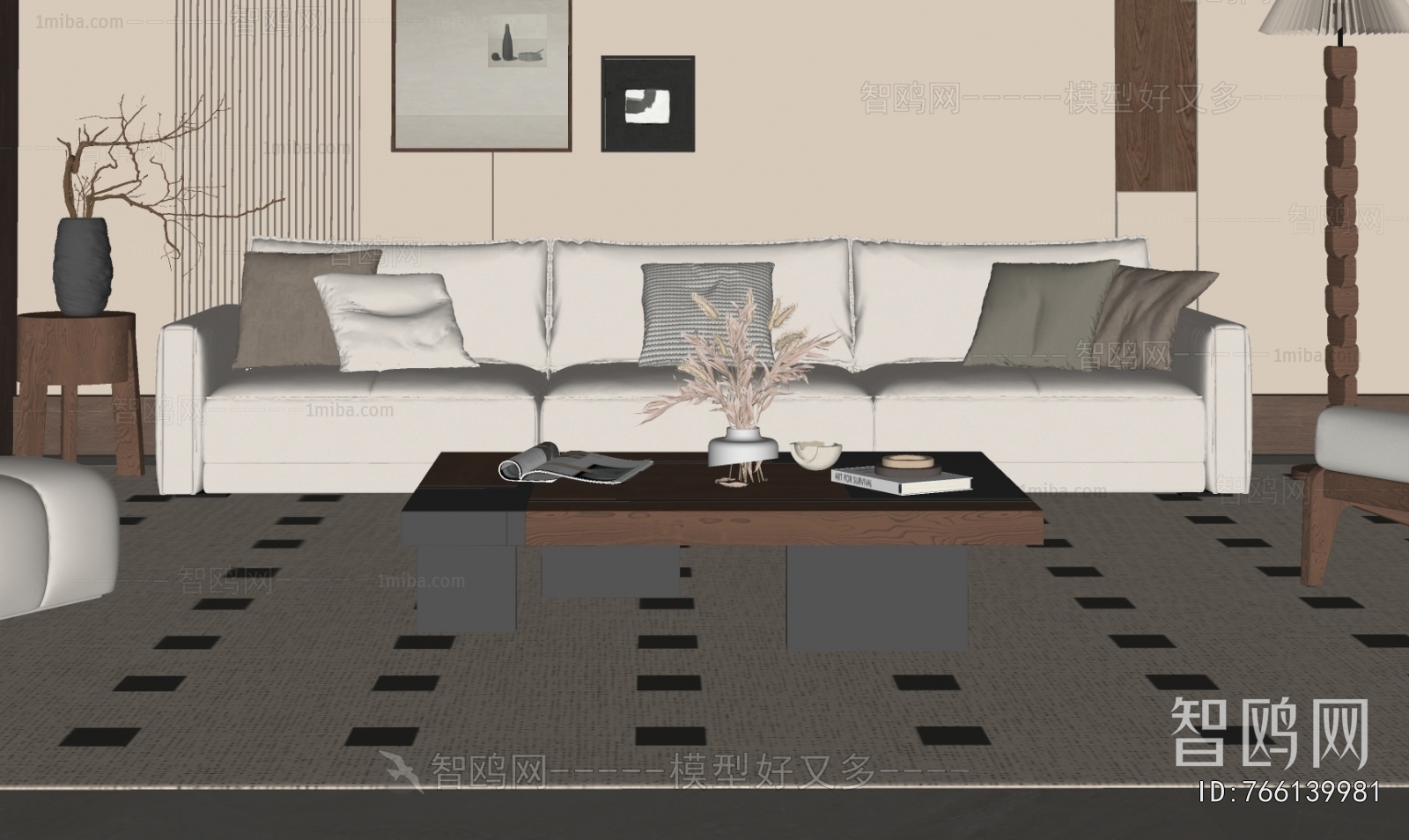 Modern Three-seat Sofa