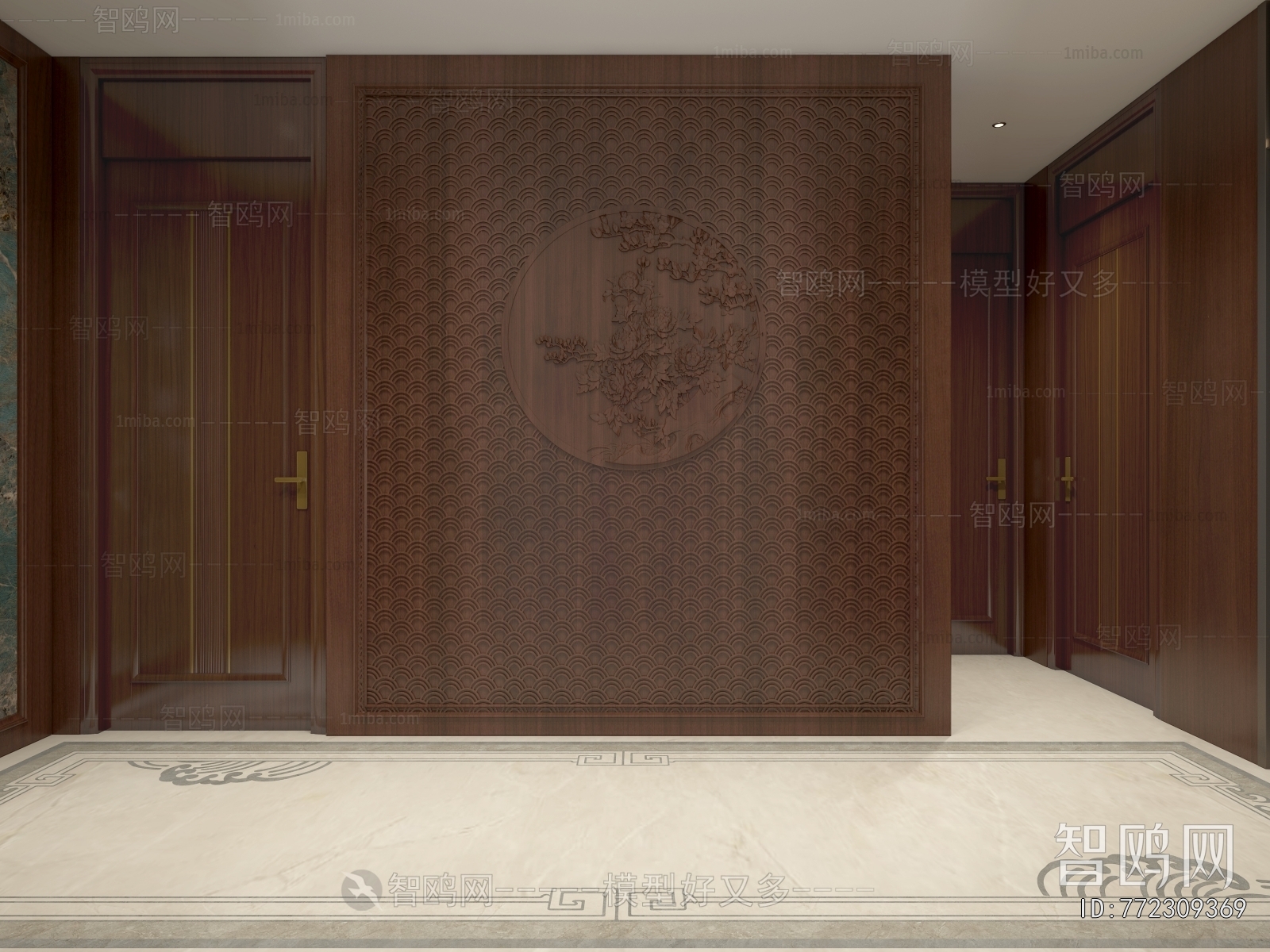 New Chinese Style Hallway