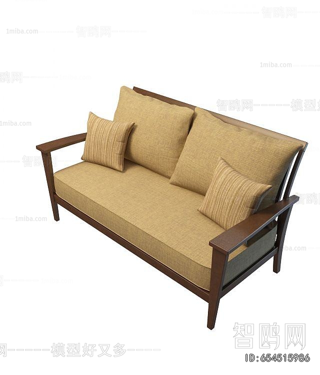 New Chinese Style A Sofa For Two