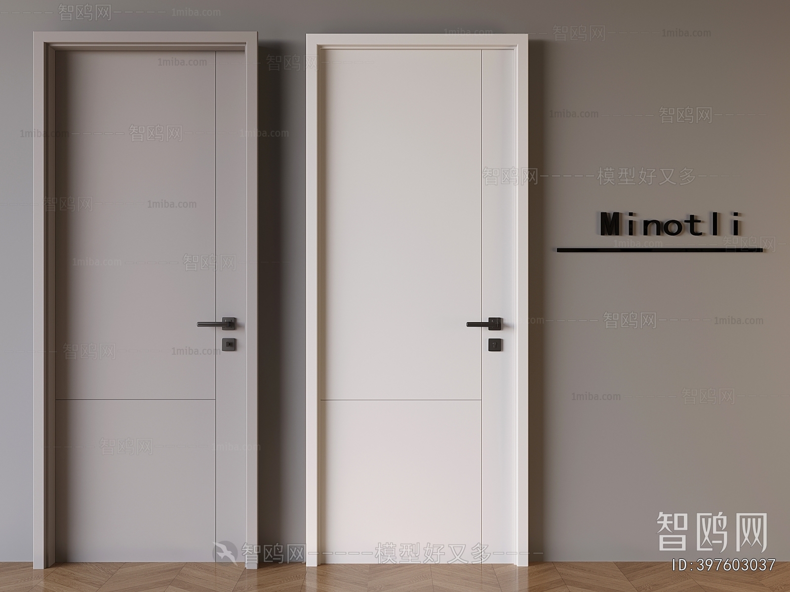 Modern Single Door