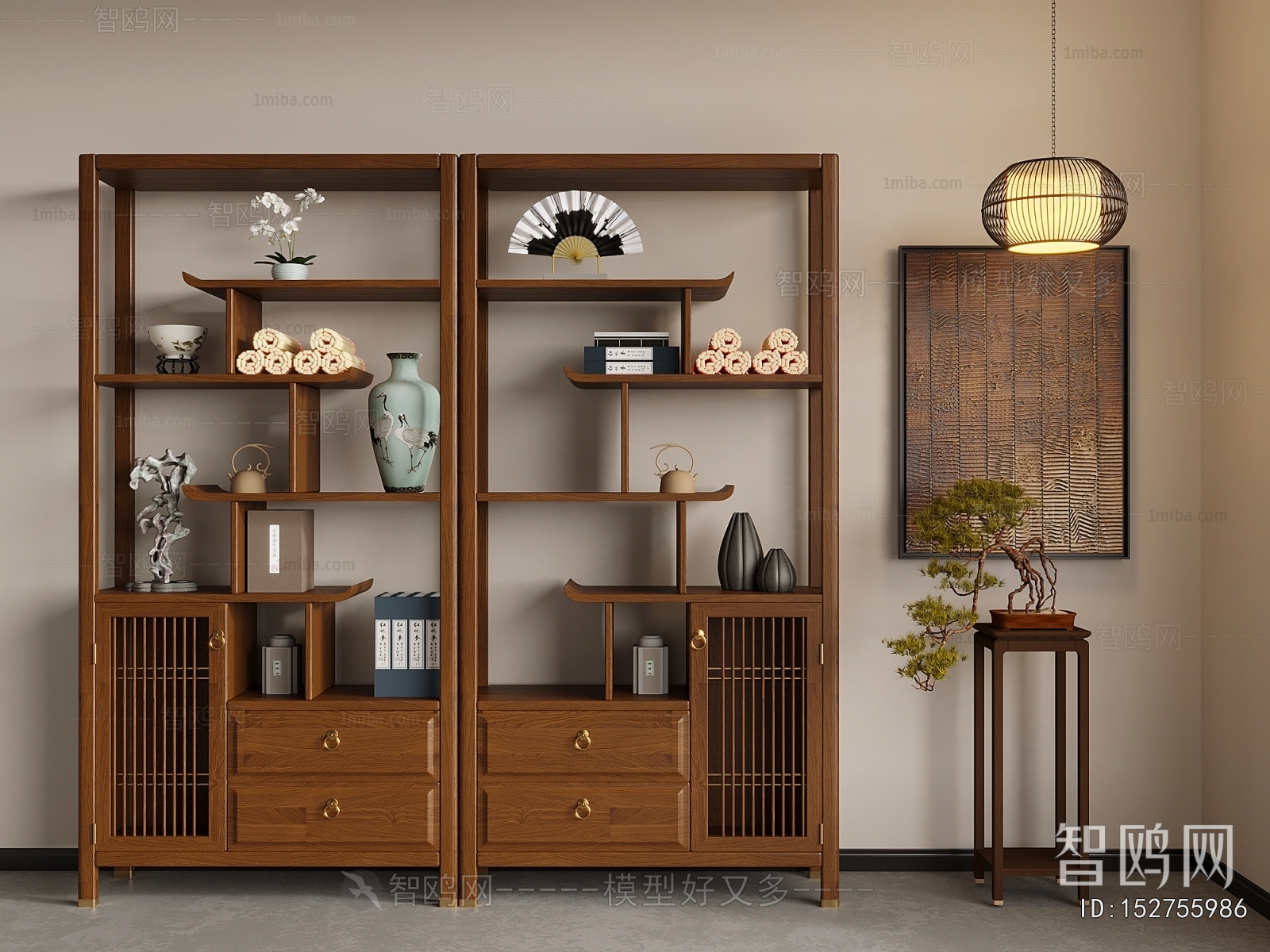 New Chinese Style Antique Rack