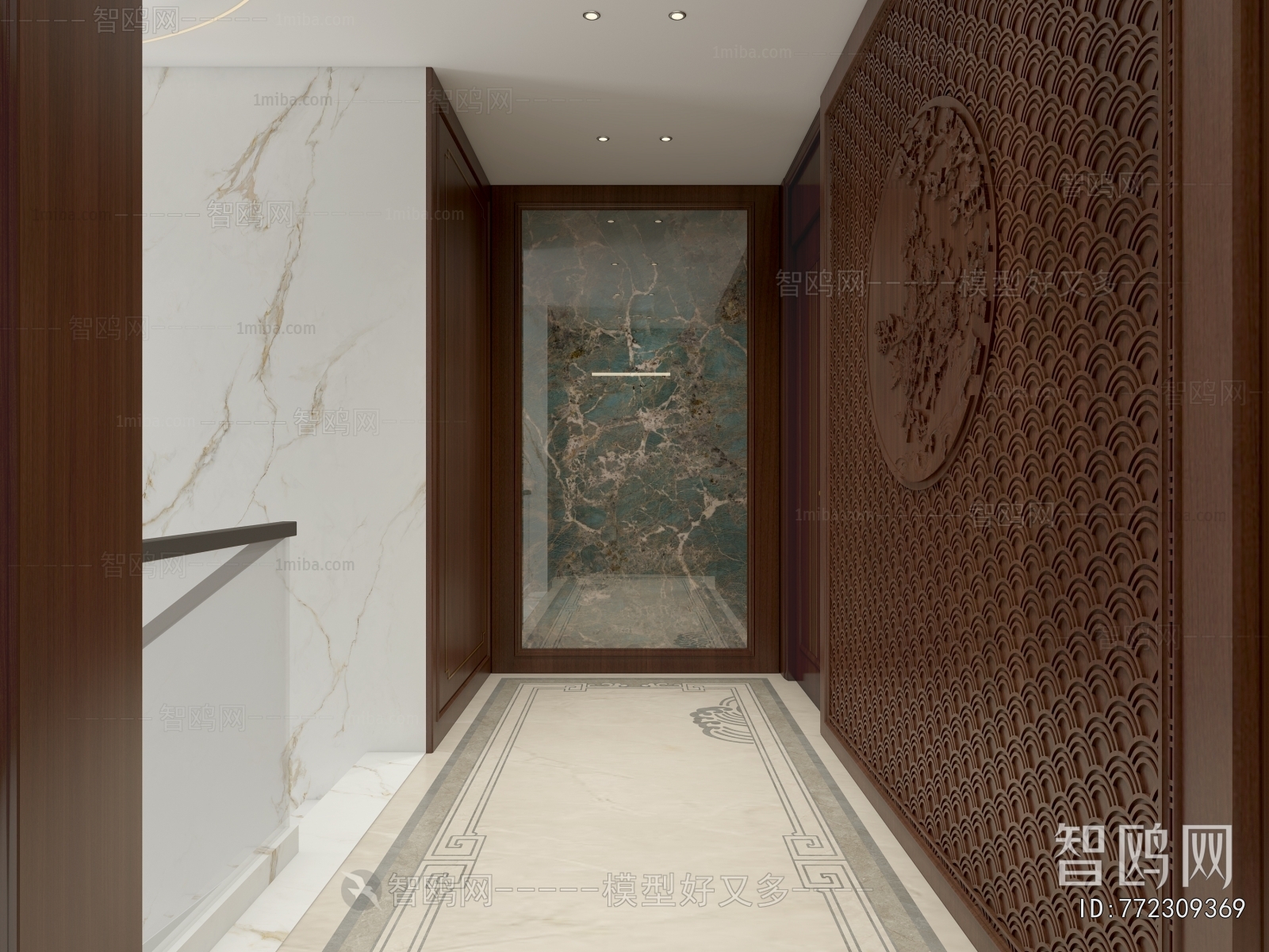 New Chinese Style Hallway