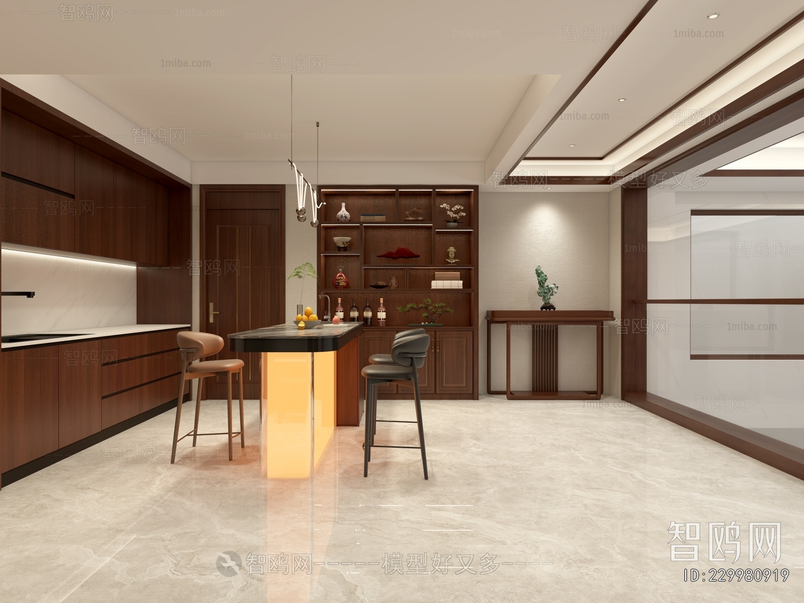 New Chinese Style Bar Area