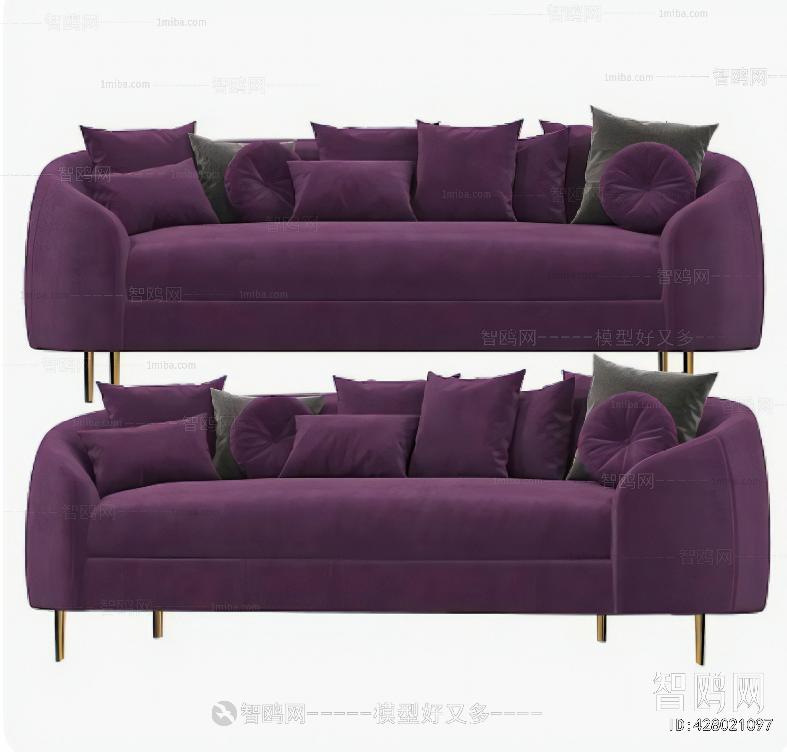 Modern Multi Person Sofa