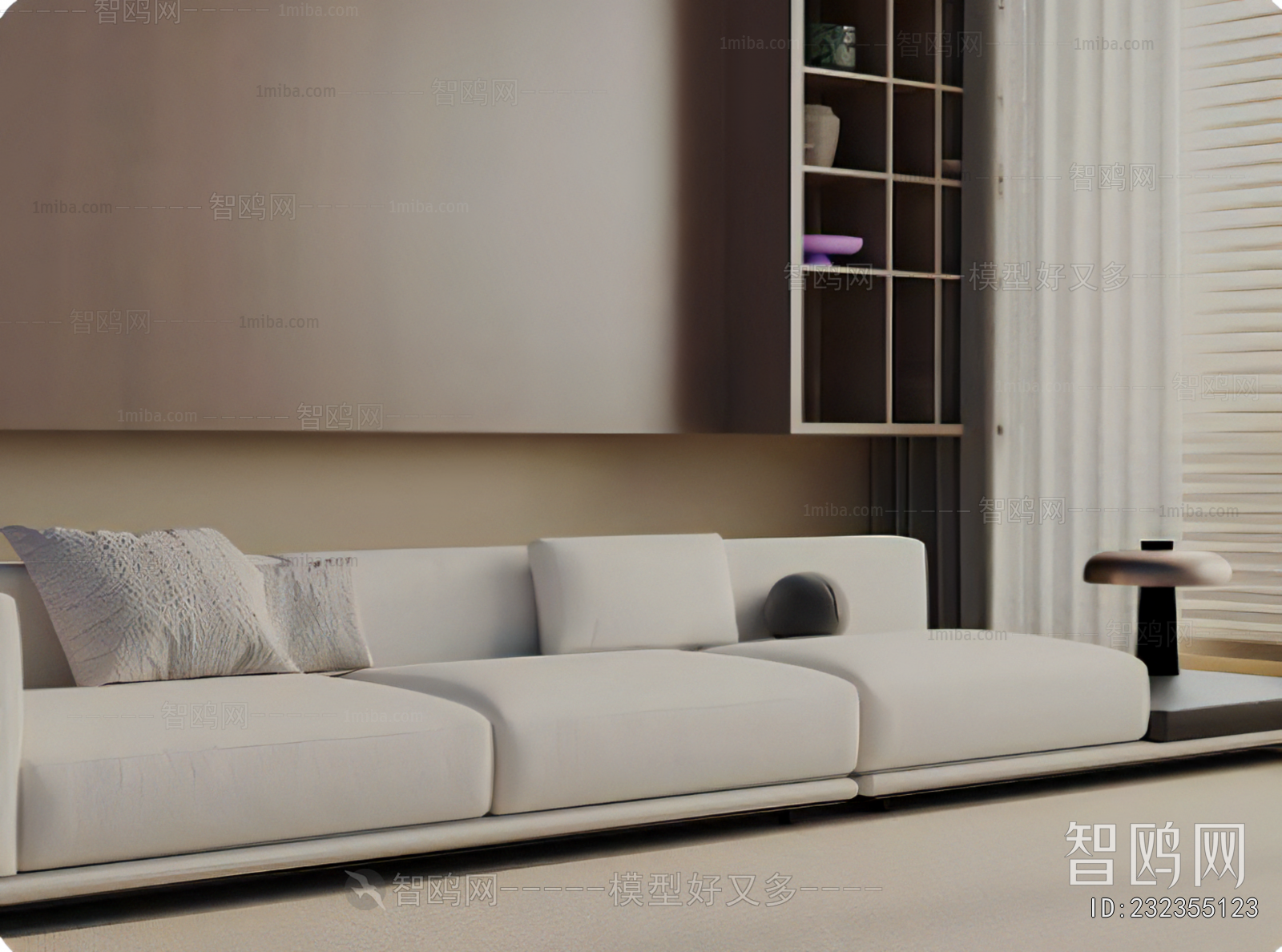 Modern Three-seat Sofa