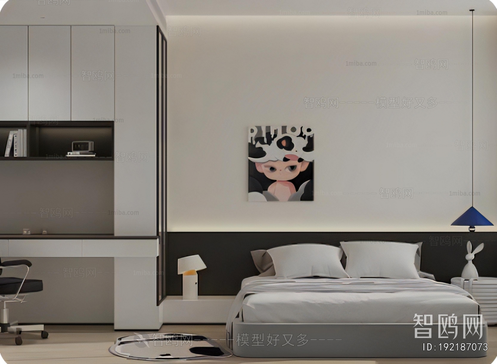 Modern Boy's Room And Son's Room