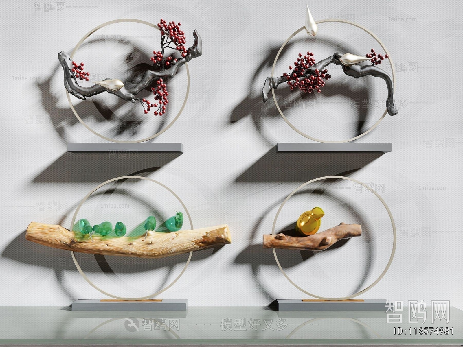 New Chinese Style Decorative Set