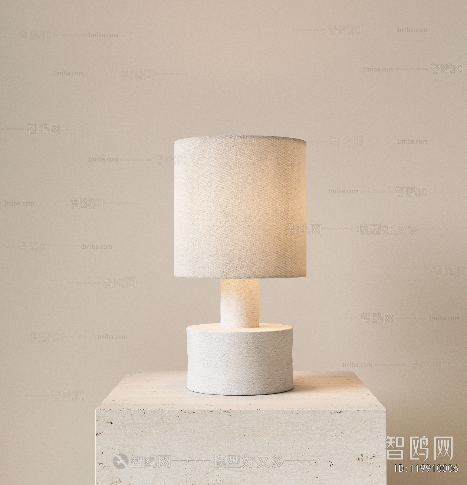 Wabi-sabi Style Table Lamp