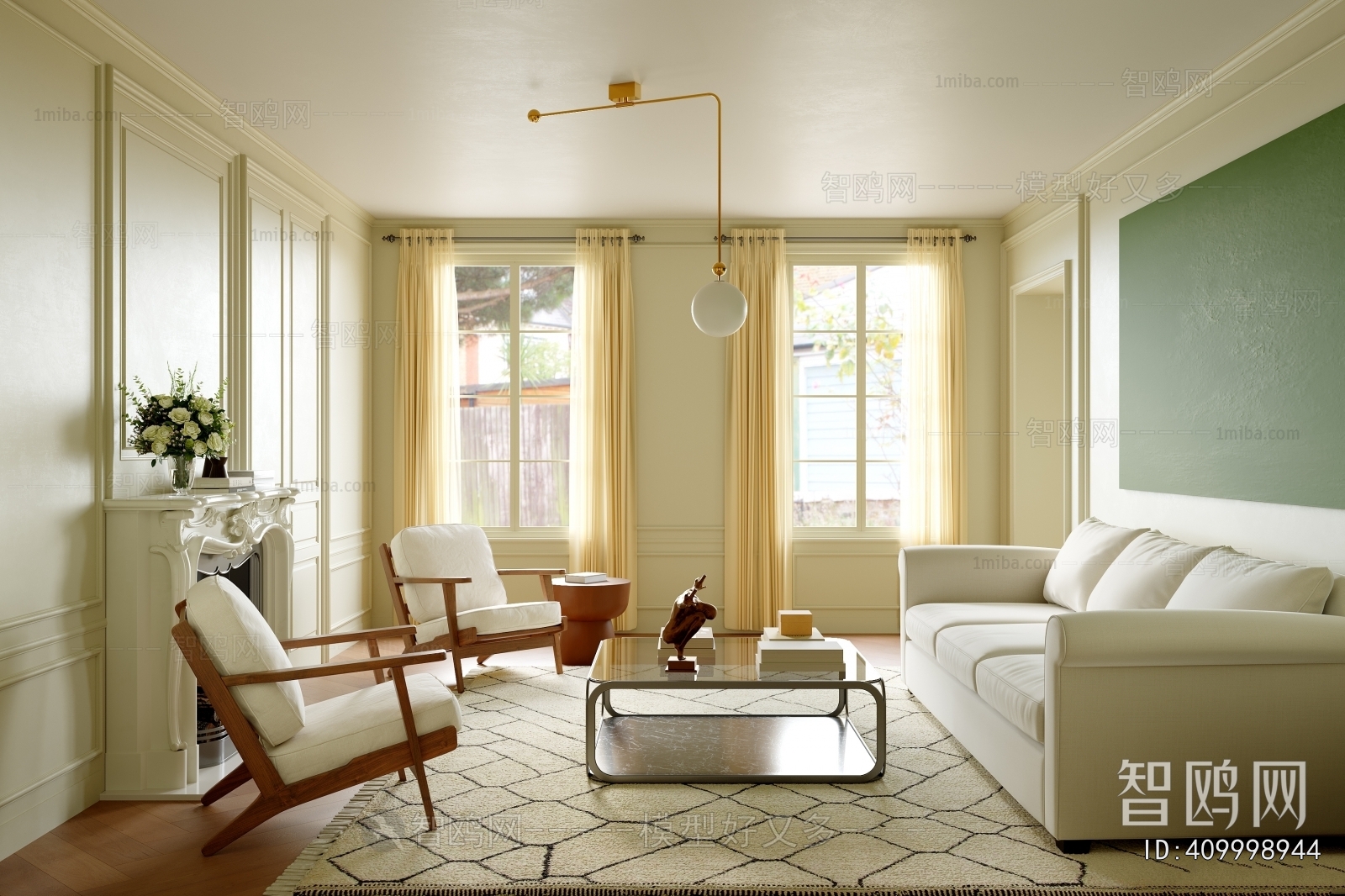 French Style A Living Room