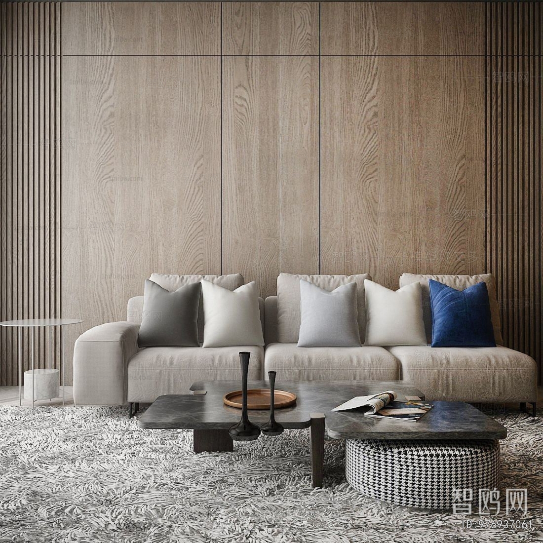 Modern Three-seat Sofa