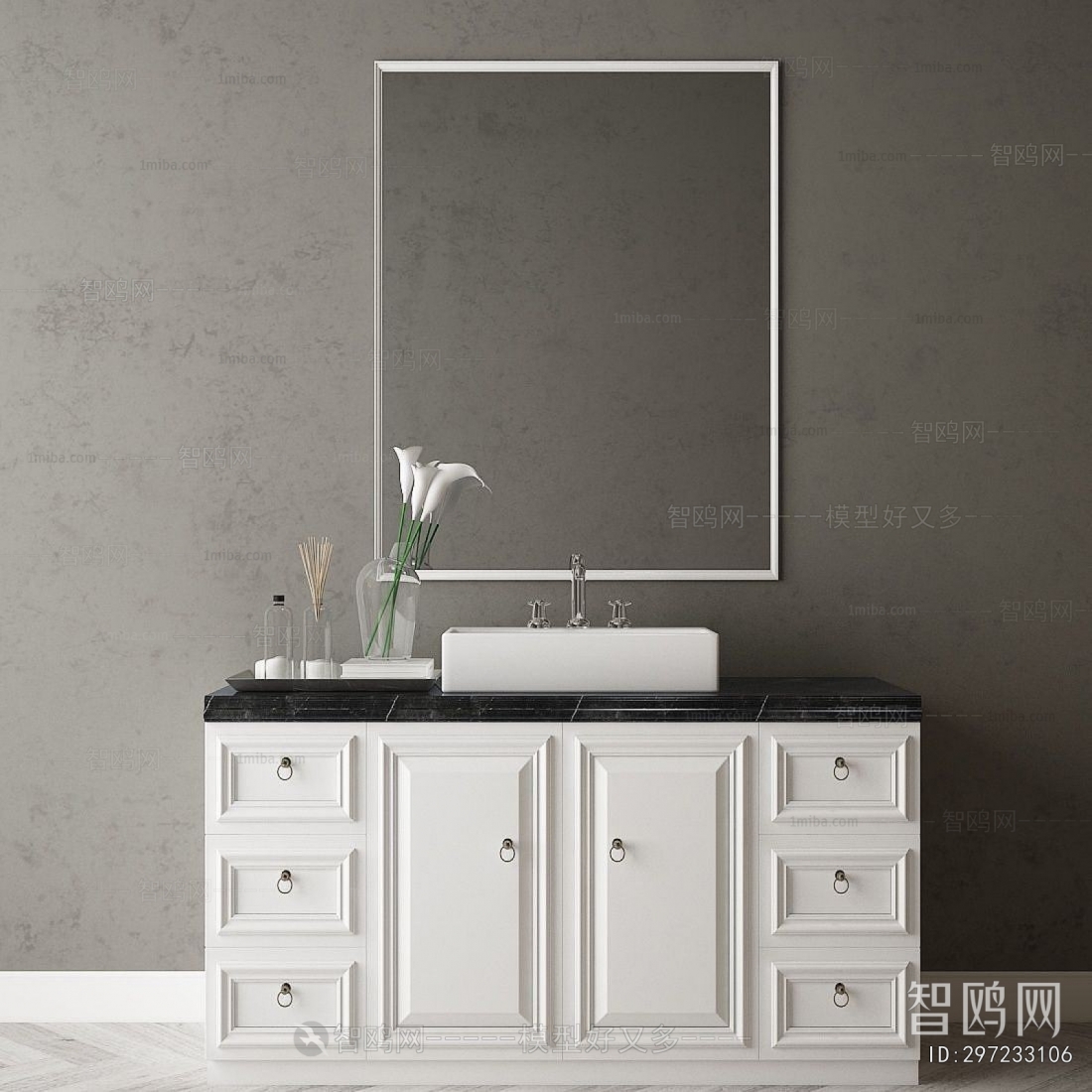 European Style Bathroom Cabinet