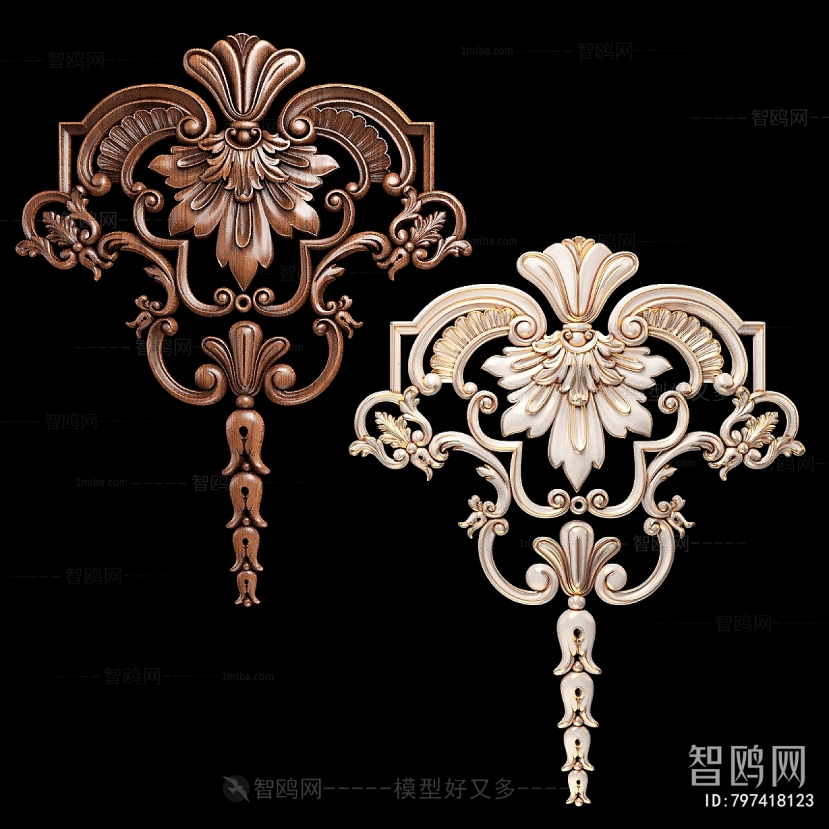 欧式雕花组合
