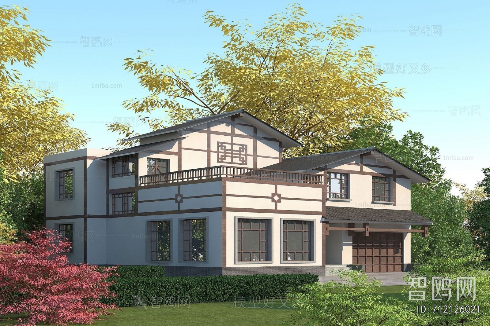Chinese Style Villa Appearance