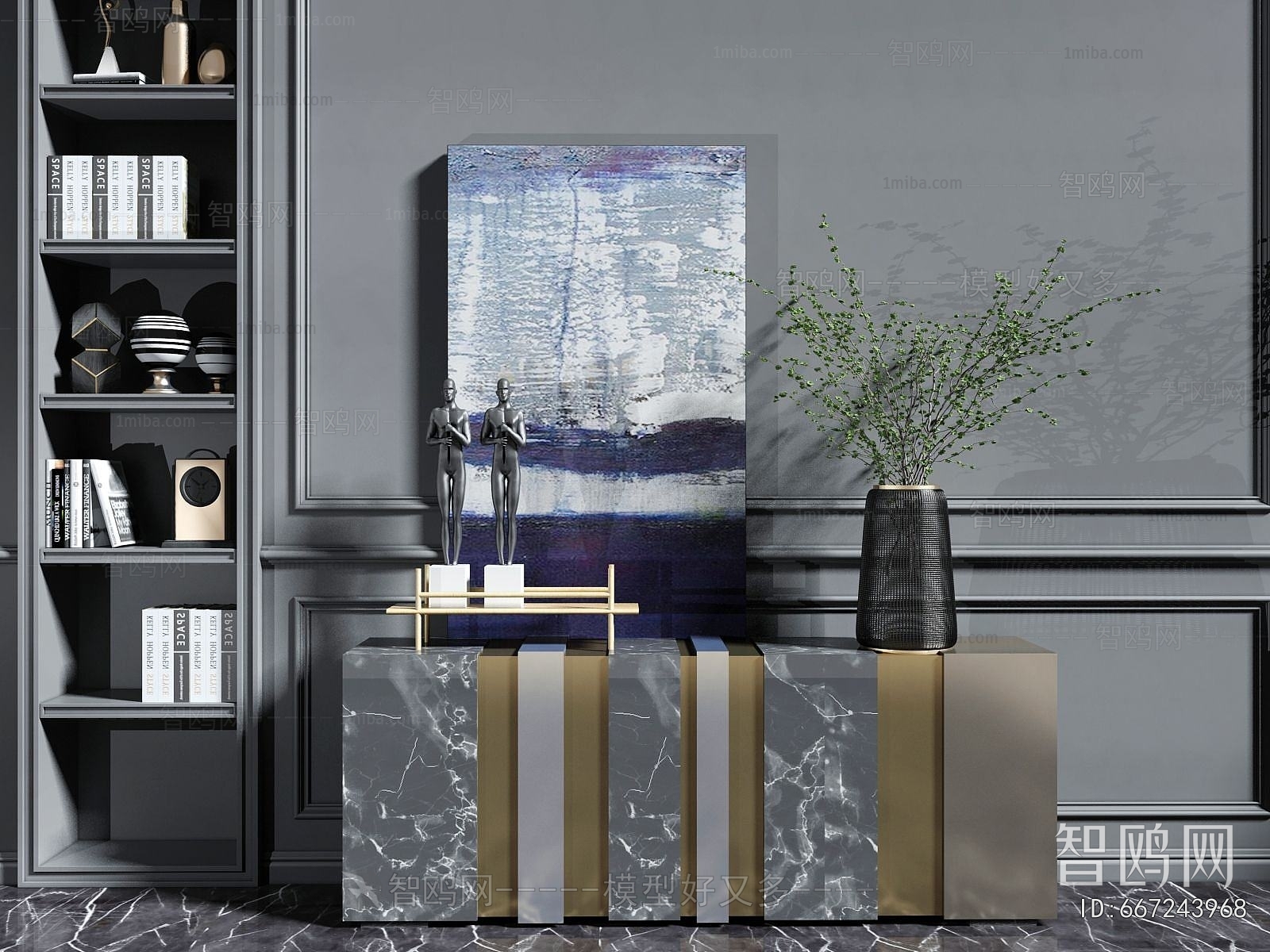 Modern Side Cabinet/Entrance Cabinet