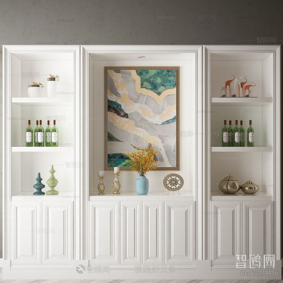 French Style Decorative Cabinet