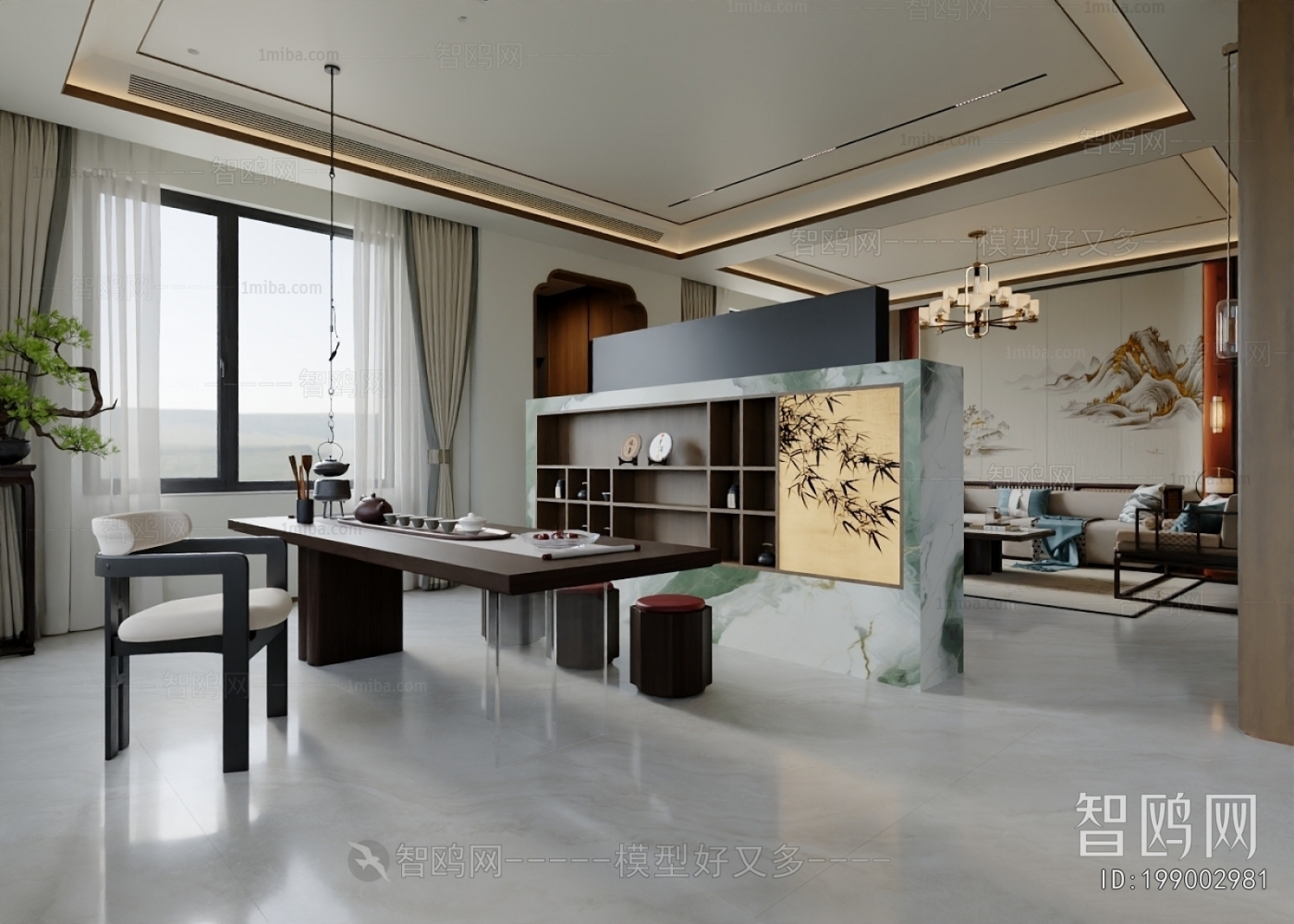 New Chinese Style Hallway