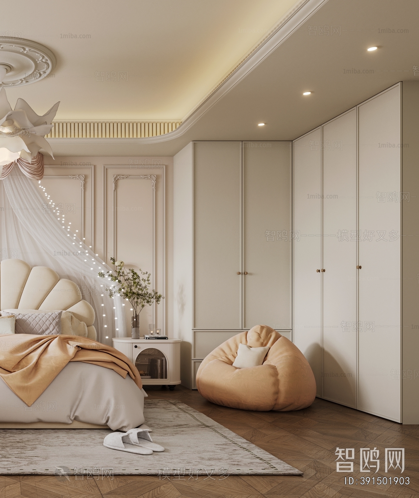 French Style Girl's Room Daughter's Room