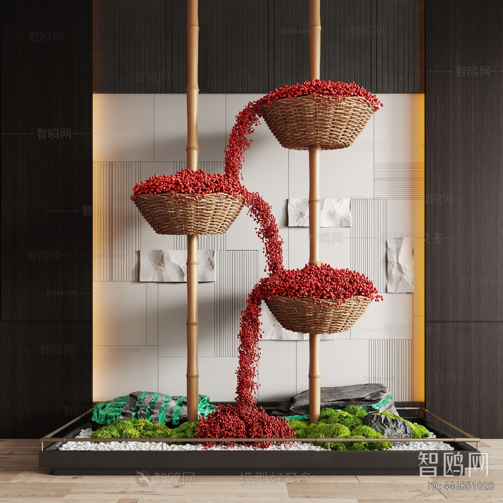 New Chinese Style Plant Landscaping